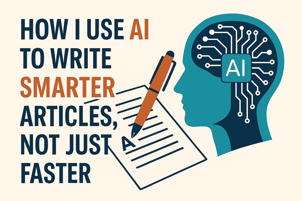 How I Use AI to Write Smarter Articles, Not Just Faster